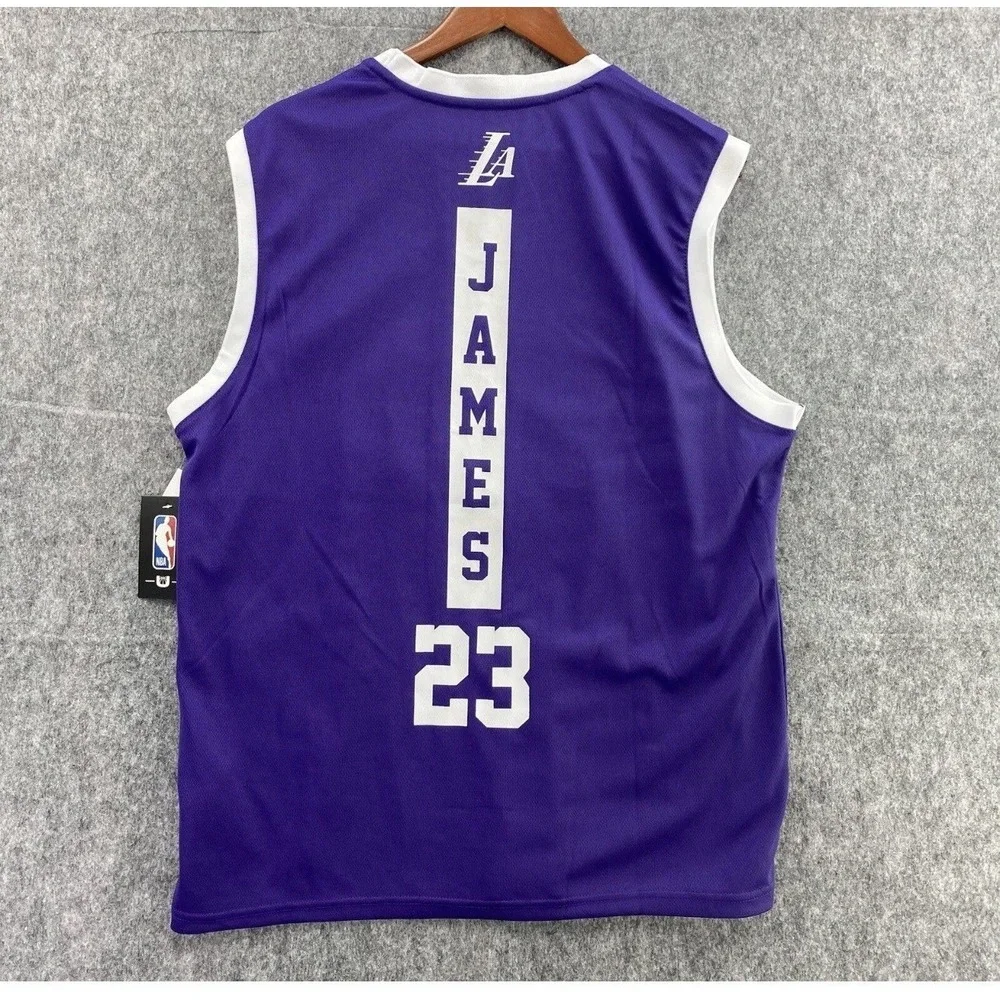 Los Angeles Lakers Lebron‎ James Jersey #23 Men L Basketball Club Who's The Man